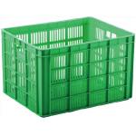 Mesh Type  Plastic Storage Crate Lightweight Movable Easy Lifting And Carrying for sale