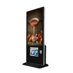 55'' Android wifi LCD Advertising Kiosk Stands with Ipad charging station for sale