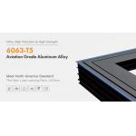Double-Layer Tempered Glass Window Safety and Energy Saving Aluminum