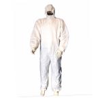 Industrial Microporous Disposable Protective Coveralls With White Elastic Cuff for sale