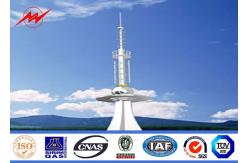 China Steel Telecom Cellular Antenna Mono Pole Tower For Communication , ISO 9001 supplier