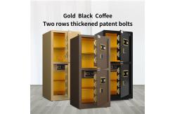 China H1200mm Dual Alarm Double Door House Safe Box Biometric Safe Box Black supplier