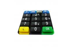 China Customize High Quality Silicone Rubber Membrane Keypad Button Keycaps supplier