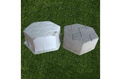 China X Shape Rock Interlocking Plastic Paving Brick Moulds For Pavement supplier