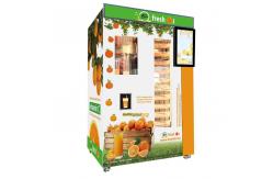 China Fresh Orange Vending Machine Press With Sealed Cup supplier