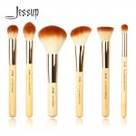 Jessup 6pcs Bamboo Makeup Brushes Set No Hair Shedding For Powder for sale