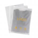 CTCX Transparent Zip Lock Plastic Packaging Bag Zipper Garment Clothes Packaging Frosted Plastic Ziplock Zipper Bag for Clothing for sale