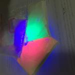 security pigment red /green /purple color under UV light for Bill or Identity documents for sale