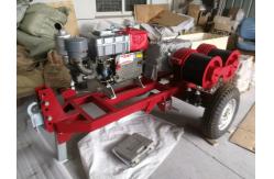 China Industrial Engine Driven Winch , Portable Heavy Duty Diesel Engine Hoist supplier
