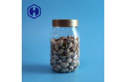 China Custom Label 21oz Plastic Packaging Jar For Nuts Crackers Storage supplier