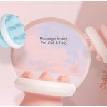 Pain Free Self Cleaning Pet Grooming Tool ABS Cat Bath Massage Comb for sale