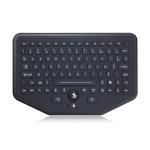 Stand Alone Industrial Illuminated Keyboard With Trackball Black Color for sale