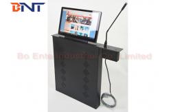 China Aluminum alloy LED / LCD Monitor Screen Lift with Conference Microphone System supplier