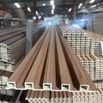 Wood Plastic Composite Cladding Fluted Wall Board WPC Interior Wall Panel