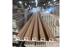 China Wood Plastic Composite Cladding Fluted Wall Board WPC Interior Wall Panel supplier