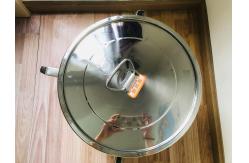 China 304 Honey Bottling Tank Stainless Steel Honey Tank With Four Handles And Seal supplier