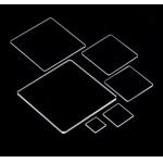 China Square High Uv Transmission Clear Fused Quartz Plate Customize Polishing Transparent Quartz Substrate factory