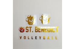China Soft Metal Foil Metallic Heat Transfer HTV Heat Transfer Vinyl Custom Logo supplier