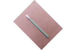 China TX743B Micro Cotton Swabs Stick , Fabric Swabs White Head Green Stick supplier