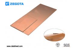China Hot Rolled 3 Layer 0.01mm Copper Clad Steel Sheet supplier