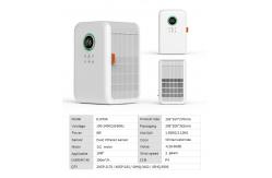 China HOMEFISH ABS Smart Portable Desktop Air Purifier With Humidification supplier