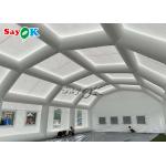 Inflatable Work Tent Waterproof White 20x10x5.5mH Inflatable Automotive Paint Booth