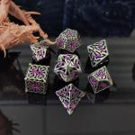 Intertwined Hollow DND RPG Metal Dice Dragon And Underground City Board Game for sale