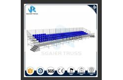 China Safe Plastic Stadium Seats Steel Frame Volleyball Tribune For Temporary Use supplier