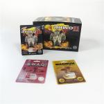 3D Cards Plastic Blister Packaging  Rhino 100k 150k 200k Male Enhancement Pill Pack for sale