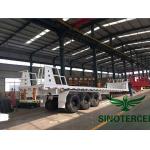 13m Container Flat Bed Semi Trailer 60tons 3 Axles Semi Trailer for sale
