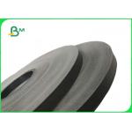Reusable 60gsm Solid Black Color Straw Paper Strong Waterproof FDA Certificate for sale
