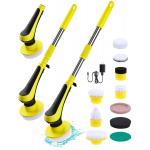 Cordless Electric Spin Scrubber Adjustable Extension Handle for sale