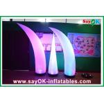Outdoor Nylon Cloth Inflatable Lighting Cone With Led Light for sale