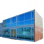 Mobile Prefabricated Detachable Container House for Office Building Strong Windproof for sale