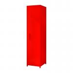 Red Yellow Single  Swing Door Stand Feet Metal Storage Locker for sale