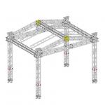 Stage Lighting Booth Aluminum Square Truss Display for sale