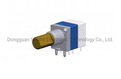 China RV8711GS Dual Unit Rotary Potentiometer Square Shape For Volume Control supplier