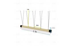 China Combination Swing Outdoor Rope Bridge 120mm For Playground Equipment supplier