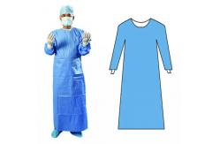 China Commercial Non - Toxic Disposable Surgical Gown 45gsm Anti - Static supplier