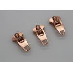 Rose Gold Boot Purses Dress Metal Zipper Pulls H65 Brass H Type Bottom Stopper for sale