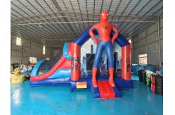 China Manufacture Bouncy Castler Inflatable Bouncer Combo With Slide SpidermMan Castle supplier