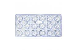China Polycarbonate Plastic Flower Shaped Chocolate Molds Reusable Stocked supplier