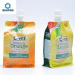 Eco Friendly Stand Up 200 Micron Custom Spout Pouches for sale