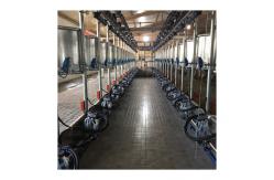China Parallel Quick Release Automatic Cow Milking Parlor Electric Milk Meter supplier
