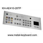Touchpad 28 Keys Industrial Metal Keyboard Flat Matrix Square Buttons for sale