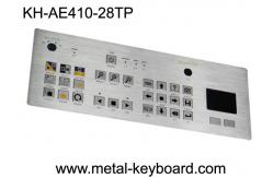 China Touchpad 28 Keys Industrial Metal Keyboard Flat Matrix Square Buttons supplier