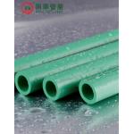 China Green Polypropylene Random Copolymer Pipe / Heat Resistant Plastic Pipe Smooth Surface for sale