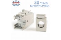 China CAT6A Shielded Toolless 8P8C FTP RJ45 Keystone Jack supplier