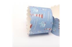 China Food Grade Cupcake Paper Cups , Compostable Baking Cake Paper Case With Logo supplier