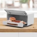 Household Bread Storage Container With Drawer , Stainless Steel Bread Box